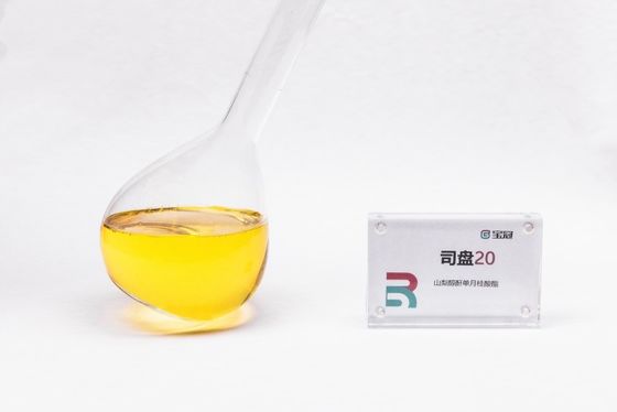 良い価格 ソルビタンモノラウレートまたはソルビタンラウレート C18H34O6 HLB値 8.6 アンバー粘性液体湿化剤エミュルファータ安定化剤 オンライン